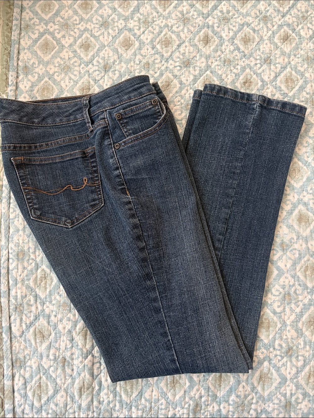 St. John's Bay Dark Indigo Straight Leg Women's Jeans
